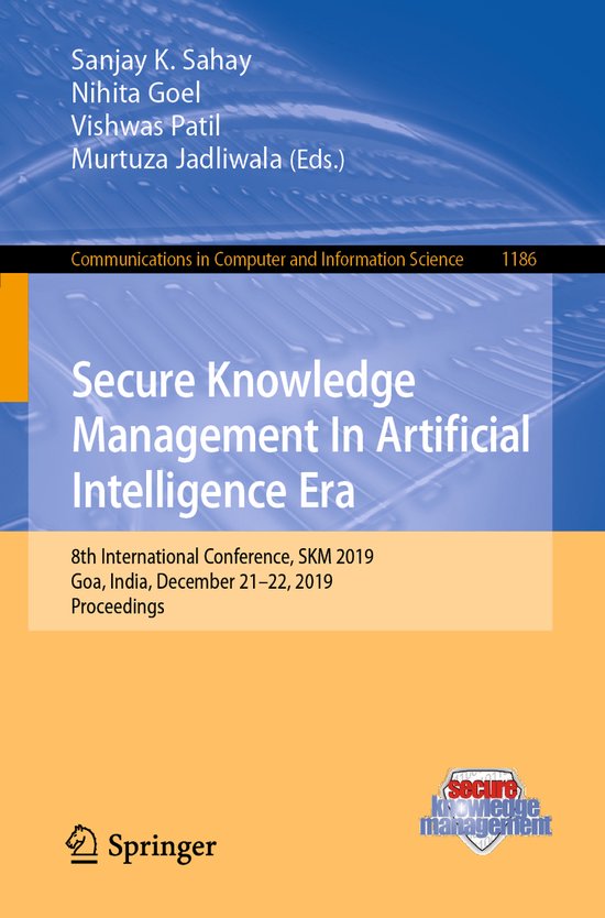 Secure Knowledge Management In Artificial Intelligence Era - cover