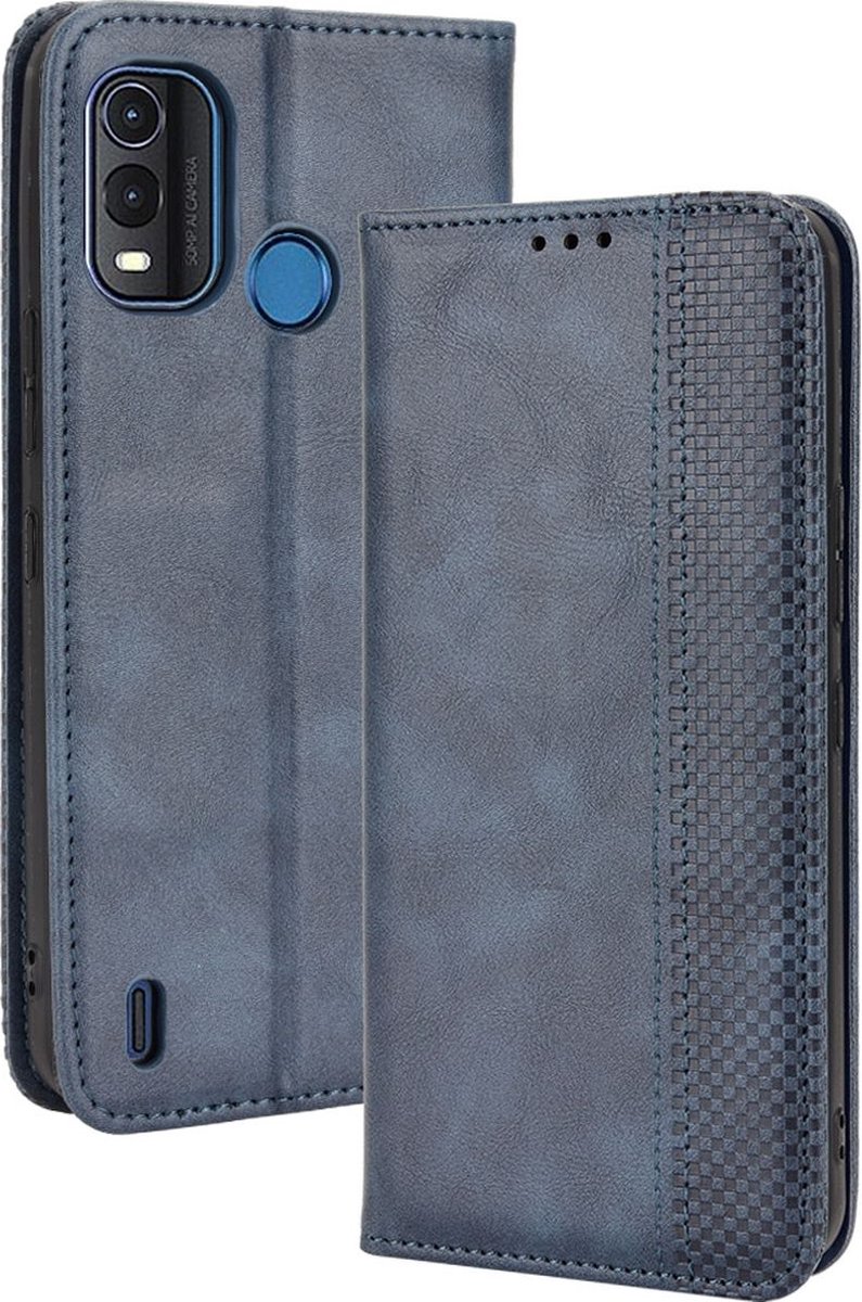 Mobigear Telefoonhoesje geschikt voor Nokia G11 Plus Hoesje | Mobigear Sensation Bookcase Portemonnee | Pasjeshouder voor 3 Pasjes | Telefoonhoesje voor Pinpas / OV Kaart / Rijbewijs - Blauw