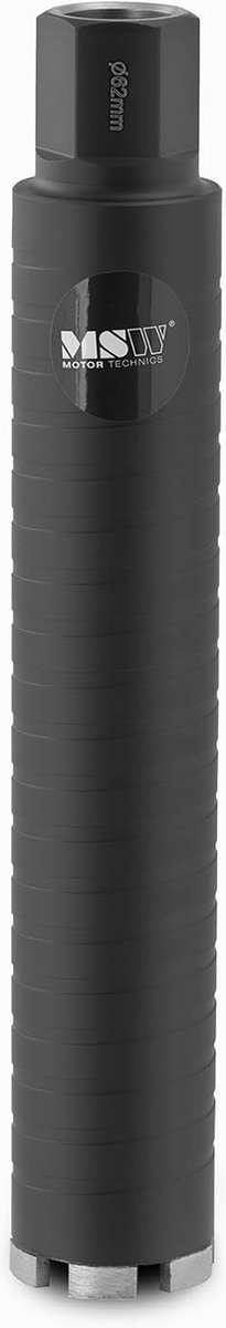 Diamantboor - Ø 62 mm - 380 mm - 95 HRB - MSW