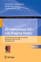 Communications in Computer and Information Science- HCI International 2021 - Late Breaking Posters