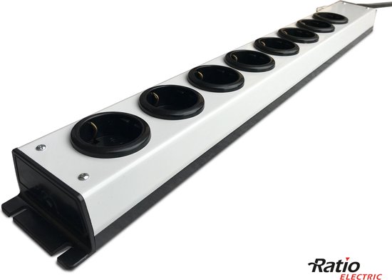 Infitronic - INSV1001A - 19 inch PDU stekkerdoos stroomverdeler 8