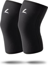 Reeva Knee Sleeves Powerlifting 7mm - Maat M - Knie Brace geschikt voor Powerlifting, Fitness en Gewichtheffen