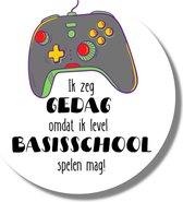 Traktatie Stickers Gamecontroller - 20 stuks - Afscheid Kinderdagverblijf Peuterspeelzaal Basisschool