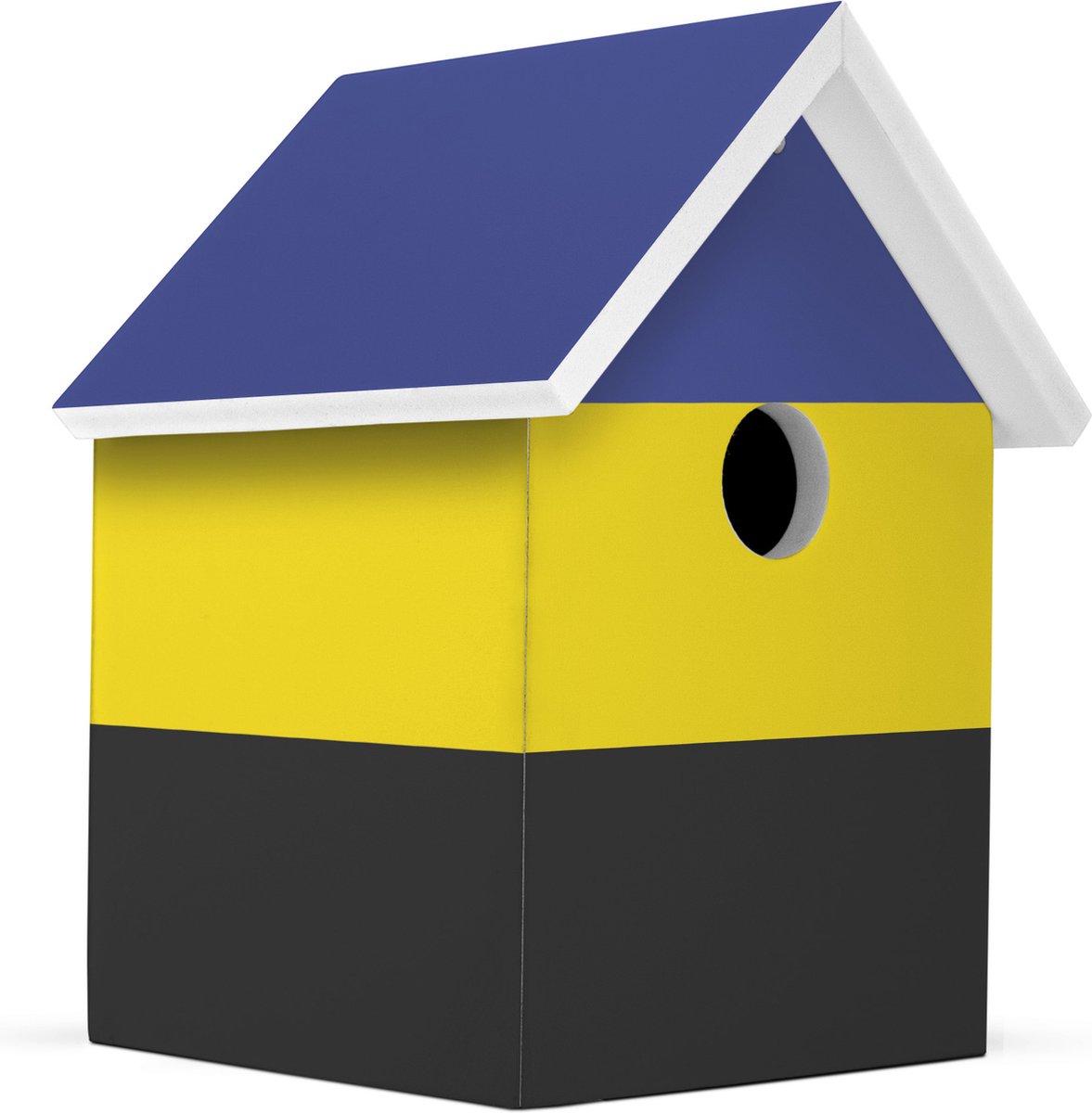 Milieuvriendelijk Vogelhuisje - Provincie Gelderland Handgemaakt - L15 x B15 x H20 cm