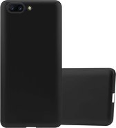 Cadorabo Hoesje voor OnePlus 5 in METALLIC ZWART - Beschermhoes gemaakt van flexibel TPU silicone Case Cover