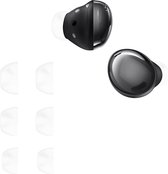 kwmobile 6x cover voor in-ear oortjes geschikt voor Samsung Galaxy Buds 2 Pro - Vervangende oordopjes van siliconen in wit - 3 maten