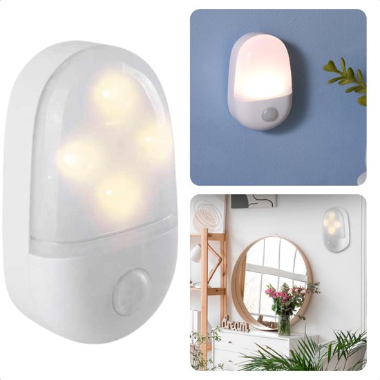 SOAIY Set van 2 led-RGB-wandlampen, USB C, oplaadbare wandlamp, nachtlampje met bewegingsmelder, auto/continu aan, 8 lichtkleuren, magnetische lamp voor hal, trap, woonkamer, slaapkamer, kinderkamer