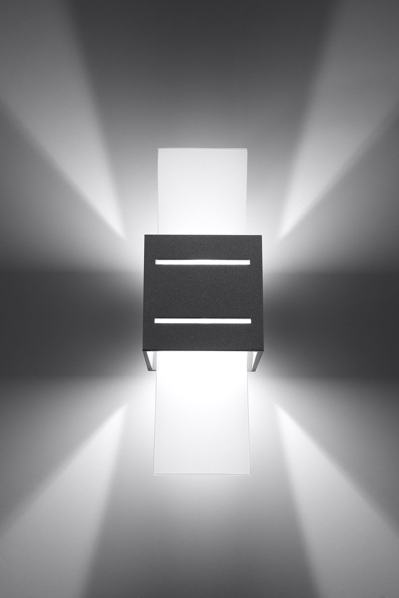 Sollux Lighting - Wandlamp LORETO grijs