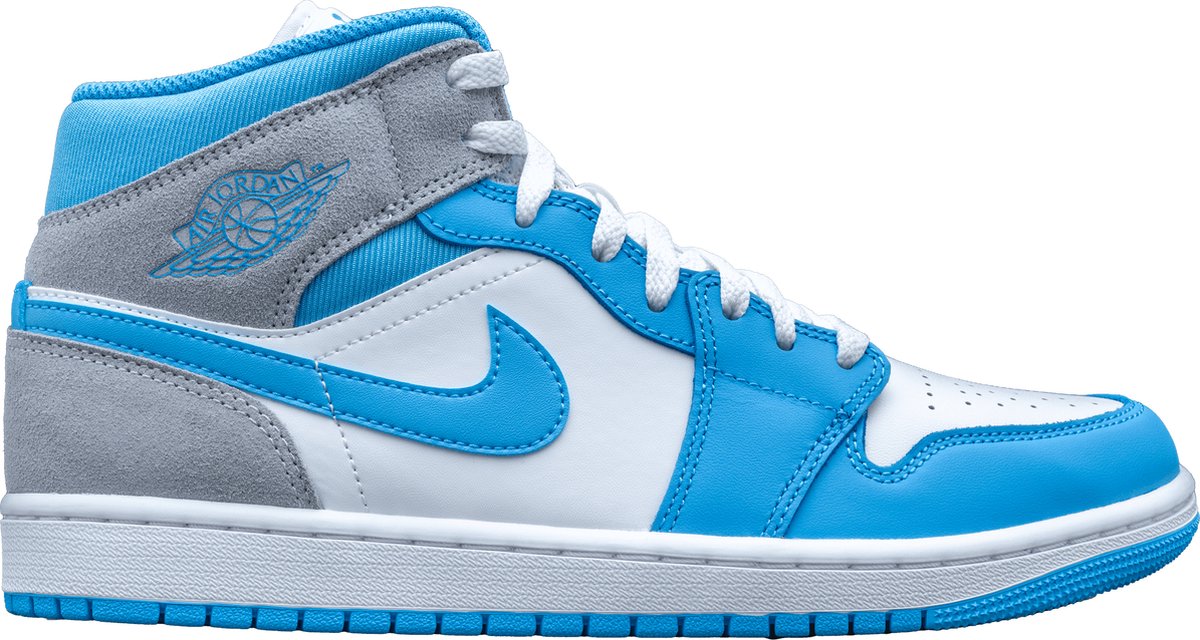 university blue jordan 1mid
