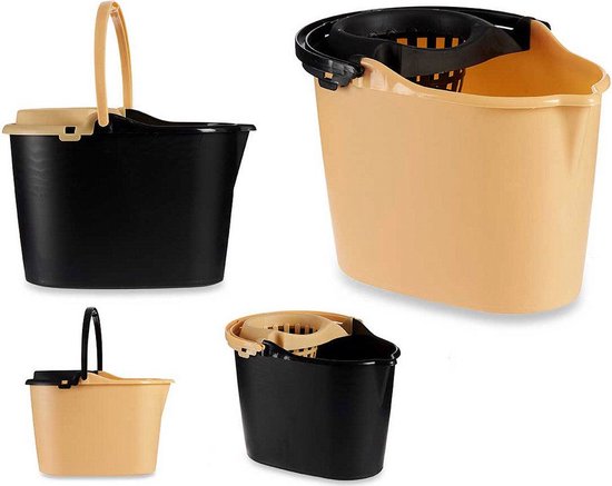 Seau pour vadrouille, Capacité de 9.5 gal. US (38 pintes), Jaune - JG812