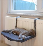 MONT KIARA Katten Honingraat Verwarming Radiator Bed Hangend Kattenbed Hangmat Terras47x 27,5 Cm 18 Kg