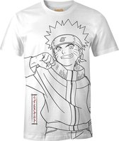 Naruto - Japanese Art White T-Shirt - S