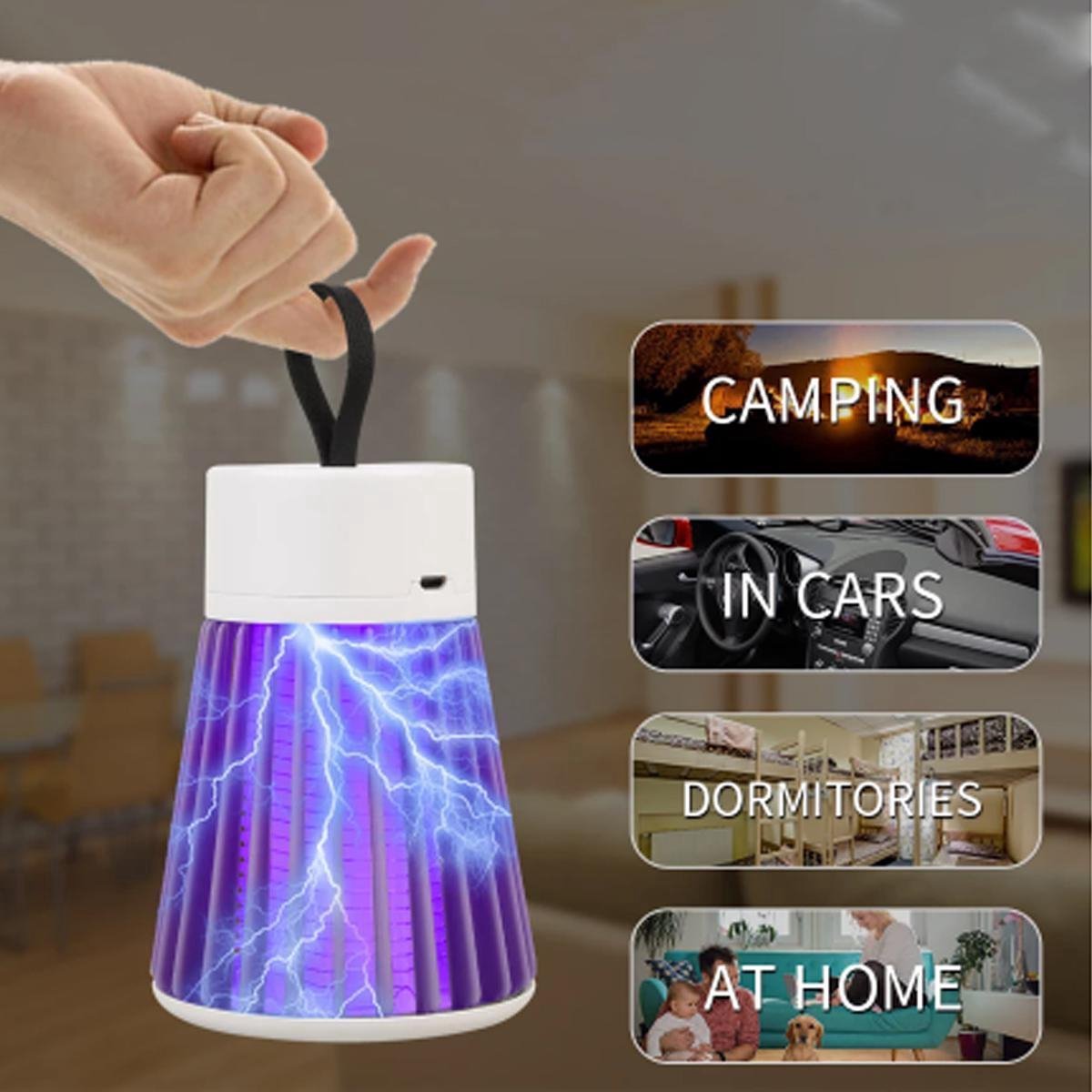 Goedkoopste Muggenlamp - Muggenvanger - Insectenlamp Mosquito met USB-aansluiting