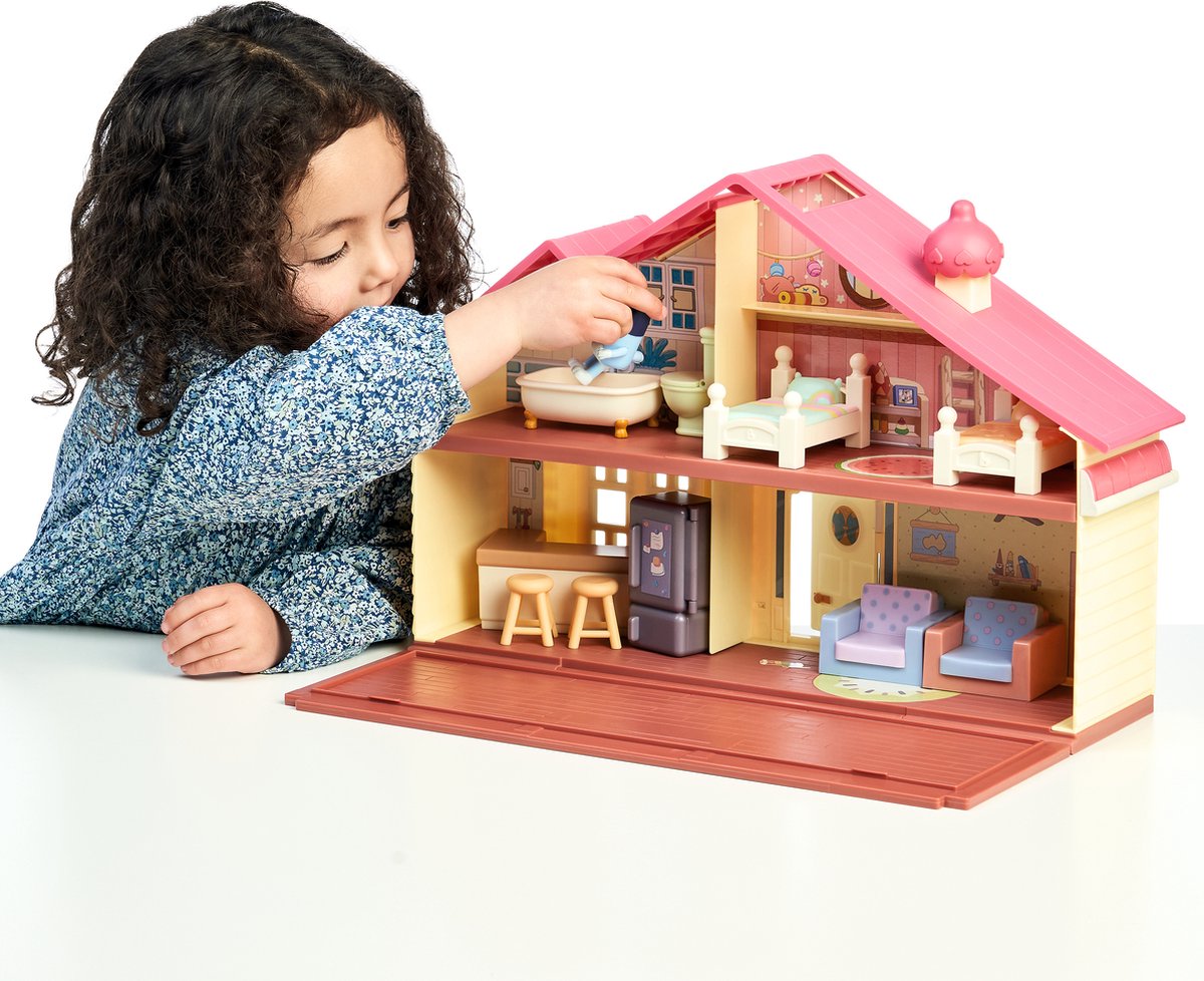 BLUEY - Speelhuis met 4 kamers en accessoires - Speelset — afbeelding 5