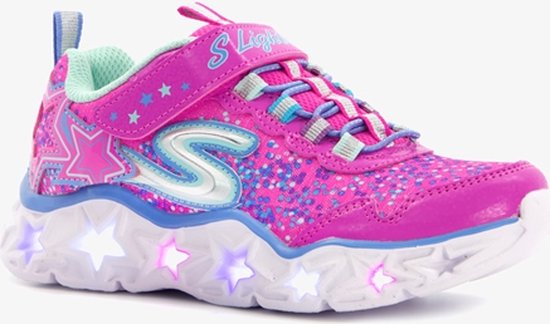 Skechers Galaxy Lights lichtjes sneakers - Roze - Maat 36 | bol