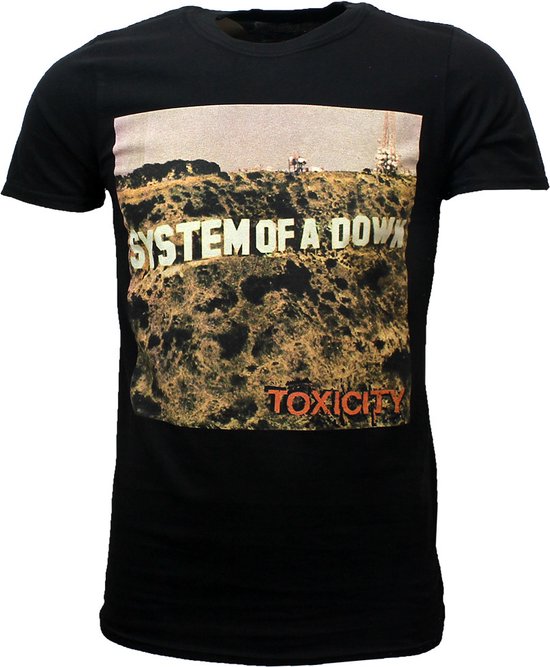 System Of A Down Toxicity Band T-Shirt Zwart - Officiële Merchandise