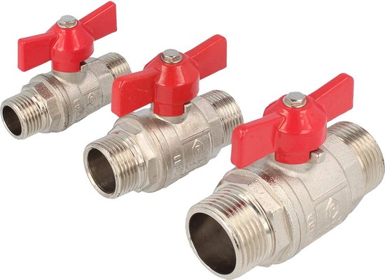 CTDMJ Kogelkraan 3/4 Inch – Vorstbestendige Buitentap – Gemaakt Van Messing – Universele Tuinkraan – Geschikt Voor Regenton, Wasmachine En Tuinslang – Eenvoudig Te Installeren – Lekvrij En Roestvrij
