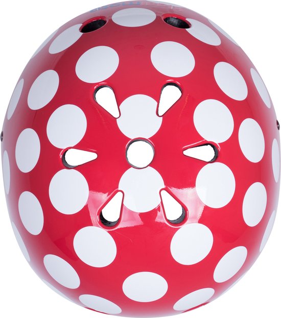 Kiddimoto Helm - Rode stippen van KIDDIMOTO — afbeelding 5