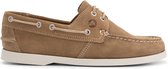 Travelin' Penzance Herenschoenen mocassins Suede Leer - instappers mannen - Lichtbruin leer - Maat 40