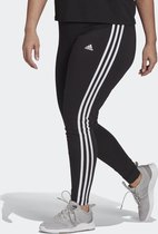 adidas Sportswear Essentials 3-Stripes Legging (Grote Maat) - Dames - Zwart- 2X