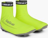 GripGrab - RaceAqua Hi-Vis Waterdichte Race Fiets Overschoenen Aero Wielren Regen Fietsoverschoenen - Geel Hi-Vis - Unisex - Maat S (38/39)