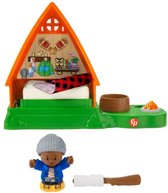 Fisher Price Little People Playset - Maison forestière/chambre à coucher avec poupée
