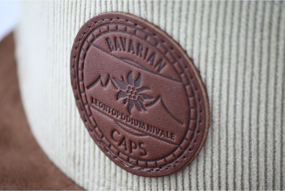 Bavarian Caps Unisex Basecap Edelweiß Outdoor V2 – Visiera Curva, Colore Lindgrün, Modello CX216
