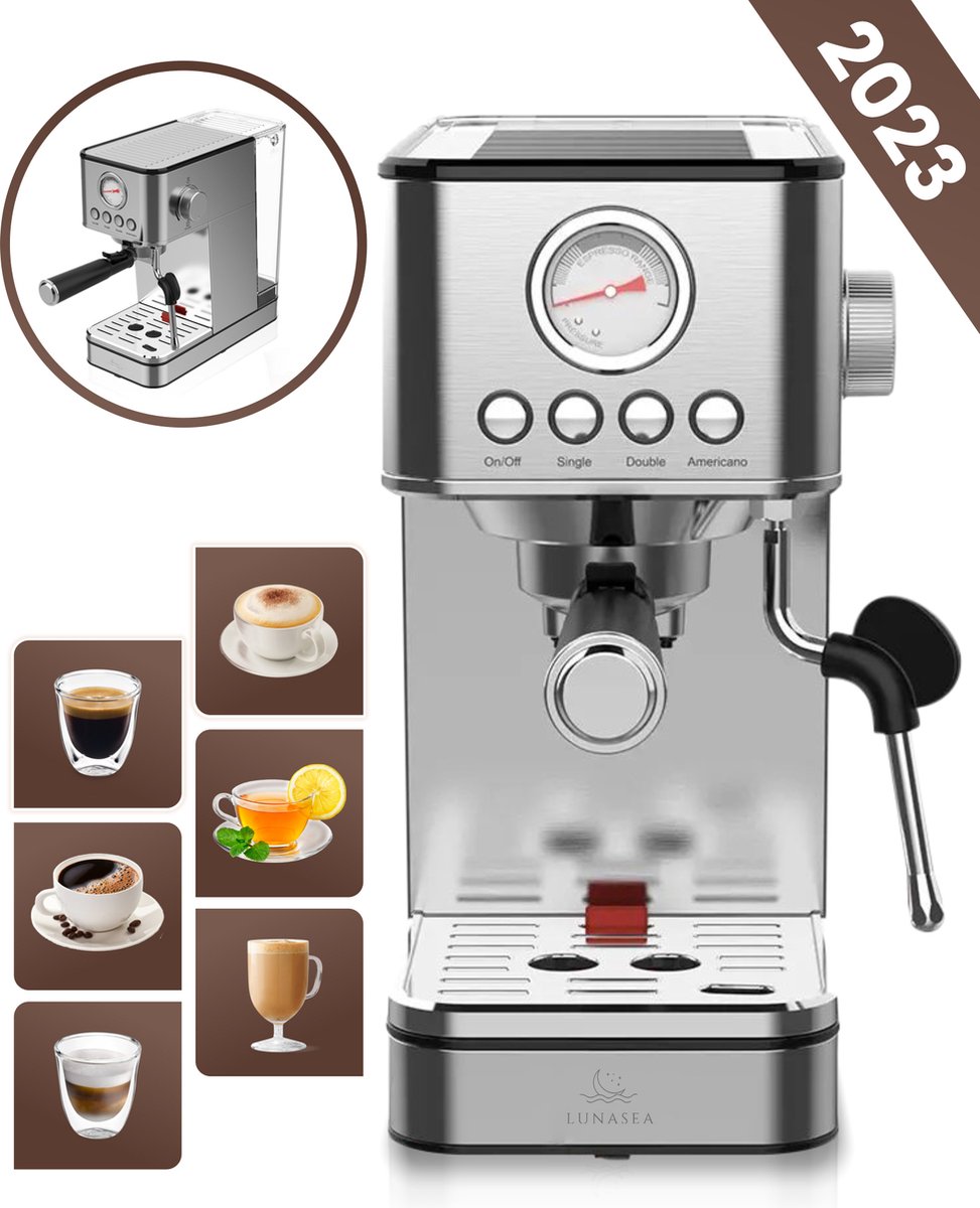 Pistonmachine - Koffiezetapparaat - Espressomachine - Koffiemachine |
