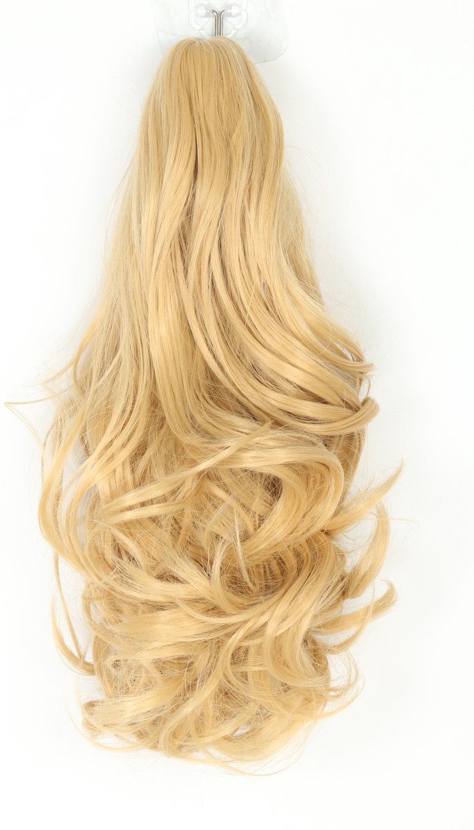 Brazilian Ponytail Blond- #22 - 40cm - Paardenstaart - Haarverlenging - Extensions - Wavy - 22# - Haarstuk - 16'' - 16 inch - Blond