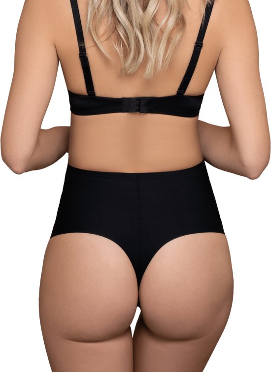 Bye Bra Sculpting Mid Waist String, Lasergesneden Randen, Siliconen