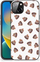 Back Case geschikt voor iPhone 14 Plus Poep Emojis
