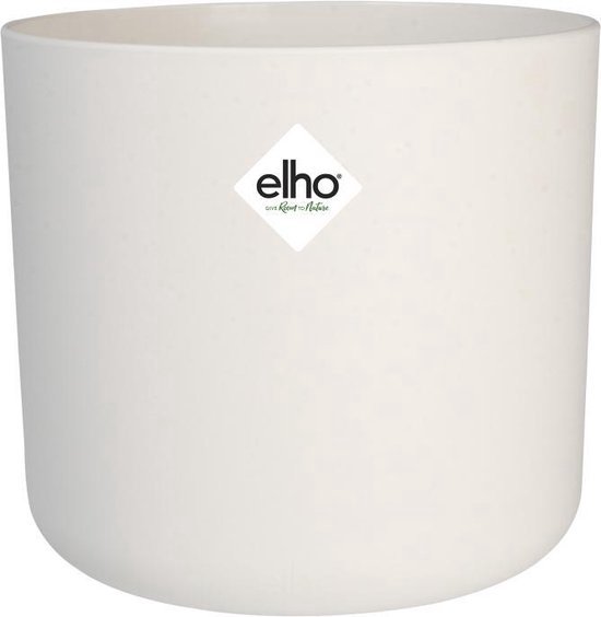 Pot de fleurs Elho B.for Soft Rond, blanc, 34,5 cm.