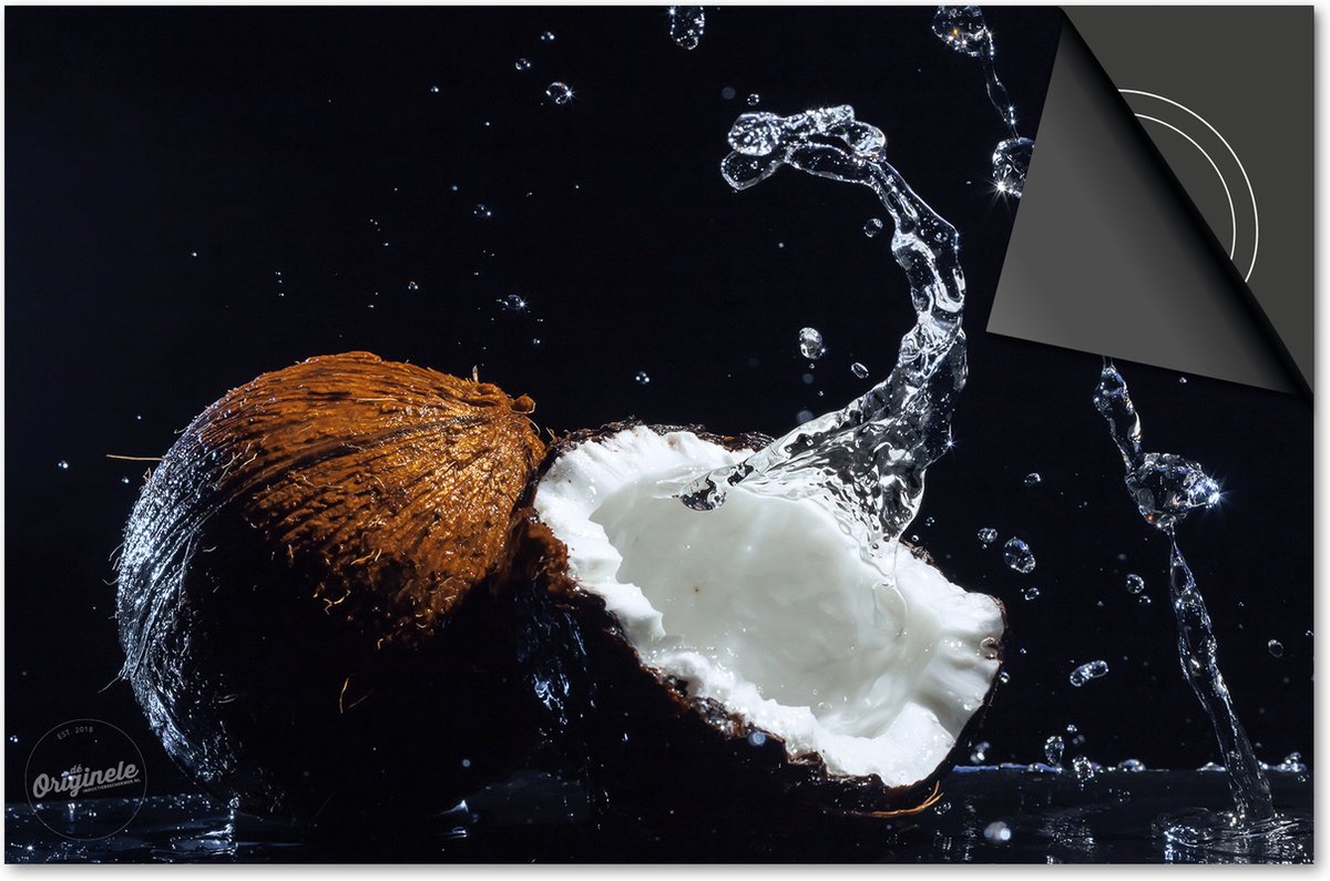 Inductie beschermer 60x52 - afdekplaat inductie mat - Dietrix Kookplaat beschermer - Exclusief - Splash - Kokosnoot