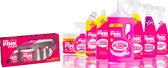 The Pink Stuff The Miracle Scrubber Kit + The Pink Stuff Alles Set - Gehele Assortiment inclusief Cream Cleaner, Schoonmaakpasta, Multi Reinigingsspray, Vloer reiniger, Badkamer spray, Glasreiniger, Wash Up Spray - Het gehele Pink Stuff Assortiment