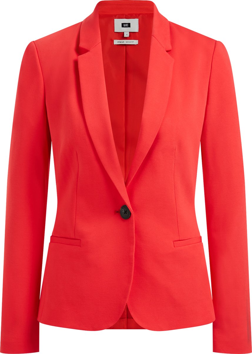 WE Fashion Dames getailleerde jersey stretch blazer