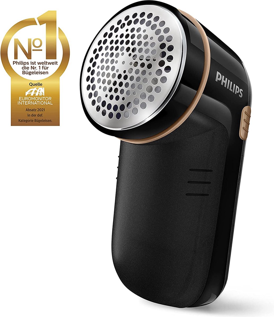 Philips Ontpiller Pluizenverwijderaar voor Kleding Zwart en goud