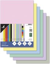 Kangaro papier - A4 - 160 grams - pastel assorti - 50 vel - K-0039P415