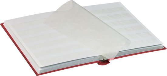 Insteekboeken | 60 witte pagina'sinsteekboek postzegelalbum rood (410/512) prijs: 39,99 EUR - 60 weiï¿½e Seiten, <b>wattierter Einband</b