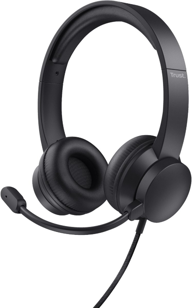 Trust Roha - Headset - On-Ear - USB - met Microfoon
