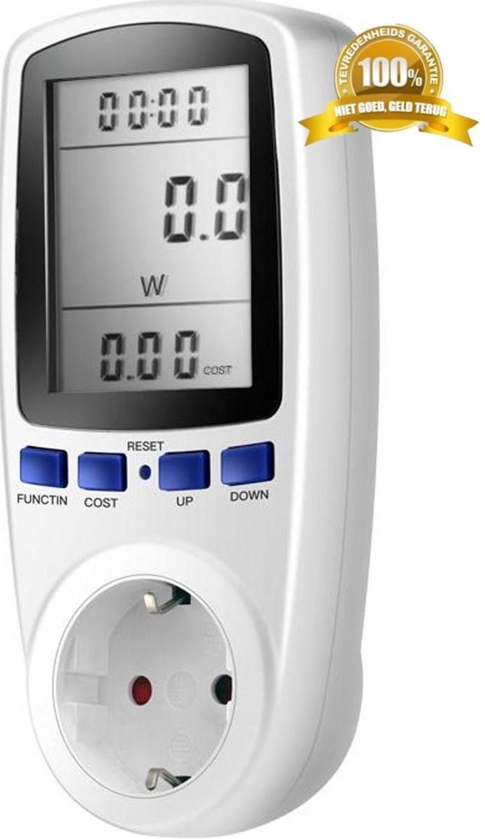 Energiemeter – verbruiksmeter – energiekostenmeter – elektriciteitsmeter – energieverbruiksmeter – stopcontact