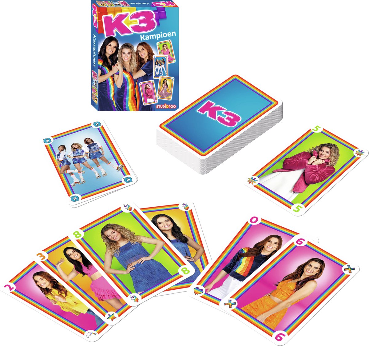 K3 kaartspel - Kampioen - met 55 kaarten