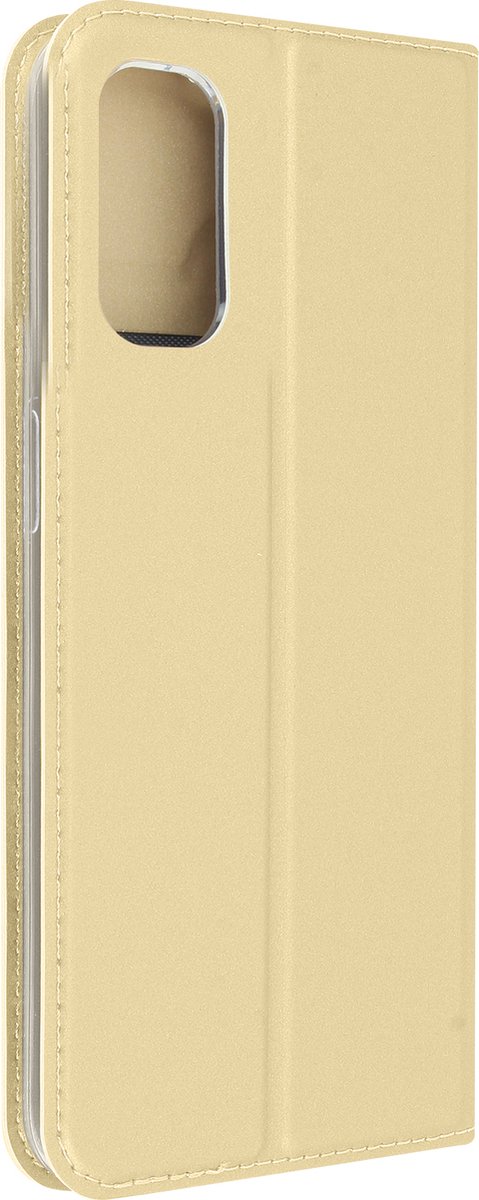 Oppo Reno 4 Cover Kaarthouder Functie Stand Dux Ducis goud