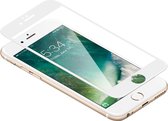 Geschikt voor Apple iPhone 6 en 6S gehard glas 9H anti-breuk 3D Afgeschuind witte rand