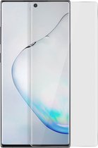 Geschikt voor Samsung Galaxy Note 10 Plus Curved Tempered Glass + LED Lamp + Adhesive Liquid