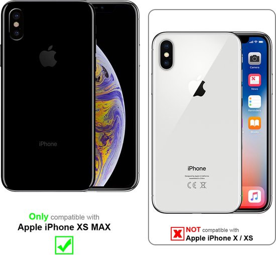 Coque Cadorabo adaptée à Apple iPhone XS MAX en METAL BLUE - Housse de protection en silicone TPU flexible Case Cover