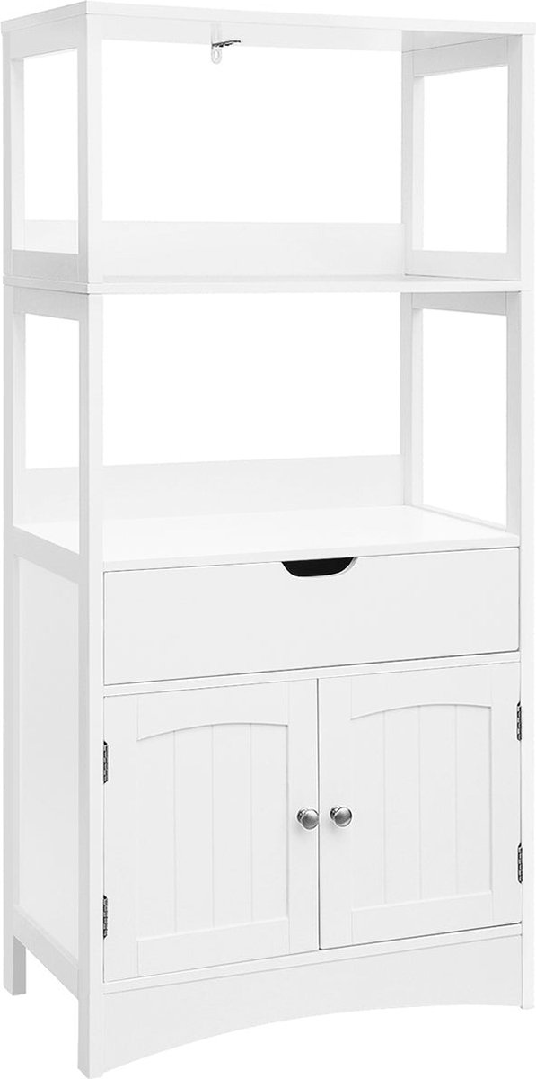 Slaapkamerkast - Woonkamerkast - Badkamerkast - Opslagkast - Houtenkast - Wit