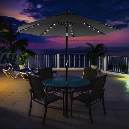 Yaheetech Pieds de parasols 22 kg Support de Parasol Lourd 38/48 mm