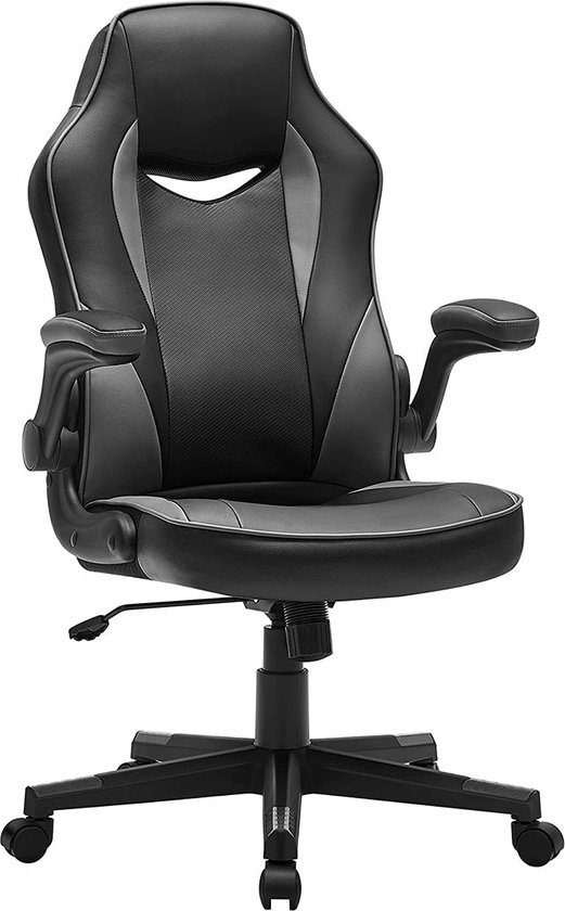 Bureaustoel - ergonomische bureaustoel - computerstoel - in hoogte verstelbaar - Zwart