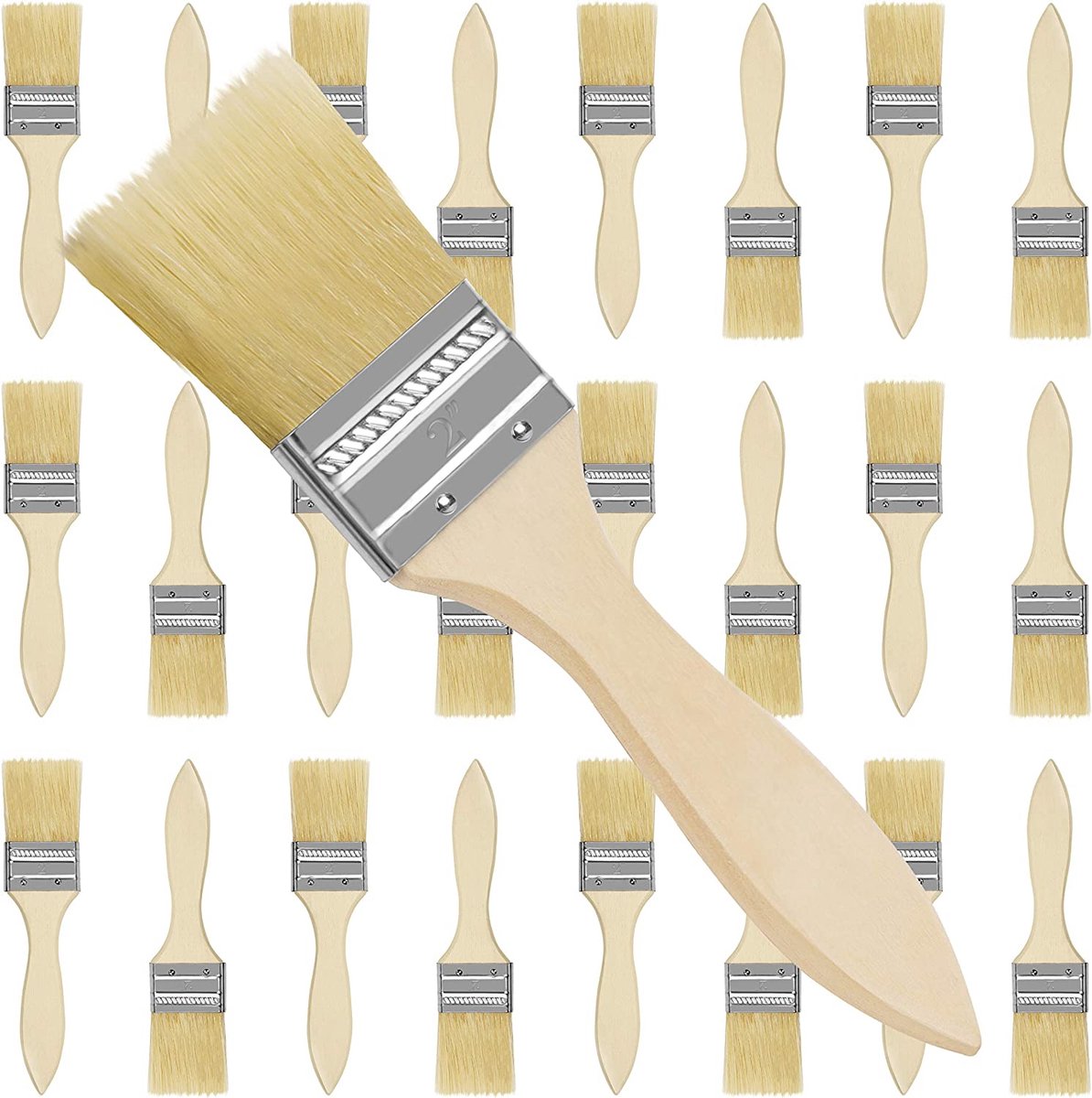 Verf Kwasten - verfroller - Acrylverven -aint brush roll - paint stuff - Verf Borstels Set - Paint Brushes Set 24