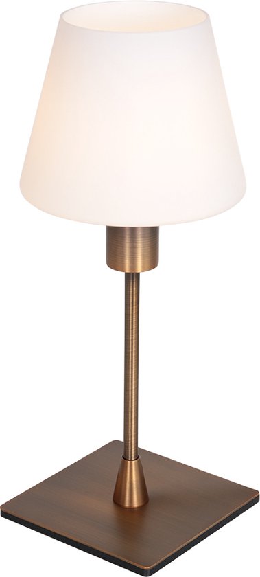 Steinhauer tafellamp Ancilla - brons - metaal - 13,5 cm - E14 fitting - 3100BR